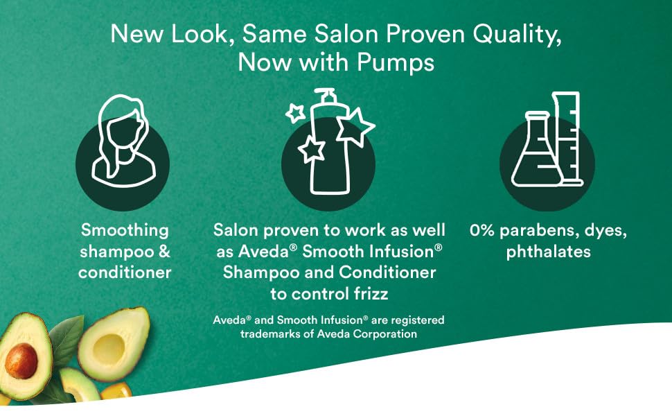 Suave Professionals Avocado & Olive Oil Shampoo - 28 oz (Pack of 4) | Hydrating & Nourishing Hair Care for Dry & Damaged Hair - Perfect for Daily Use at Home, Gym, or Travel