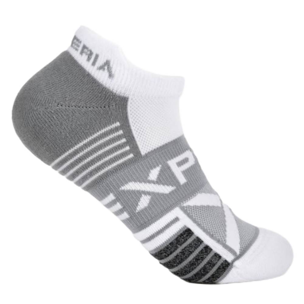 Thorlo Experia Unisex Thin Cushion No Show Socks - Breathable Athletic Socks for Running, Gym & Casual Wear (White) - Perfect for Sneakers & Low-Cut Shoes