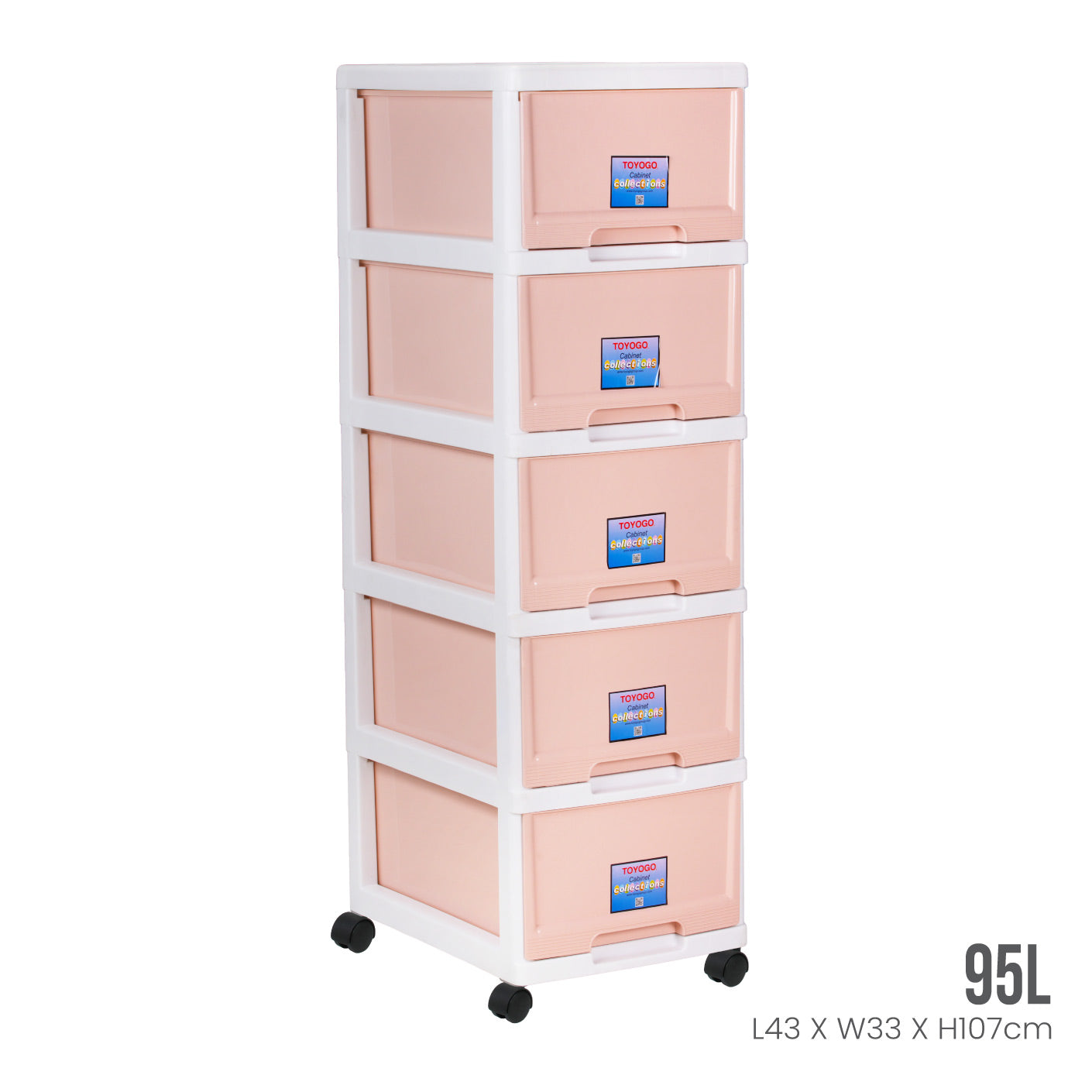 5-Tier Marine Drawer Organizer (8025) - Durable Boat Storage Solution for Fishing Gear & Marine Accessories