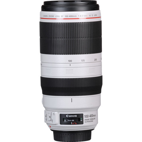 Canon EF 100-400mm f/4.5-5.6L IS II USM Telephoto Zoom Lens for Wildlife Photography, Sports & Travel - Professional DSLR Camera Lens with Image Stabilization