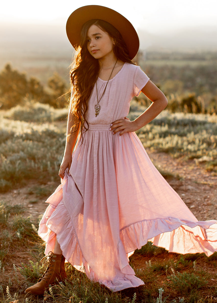 Briley Lilac Floral Dress for Women - Elegant Summer Casual Wear for Parties, Dates & Office