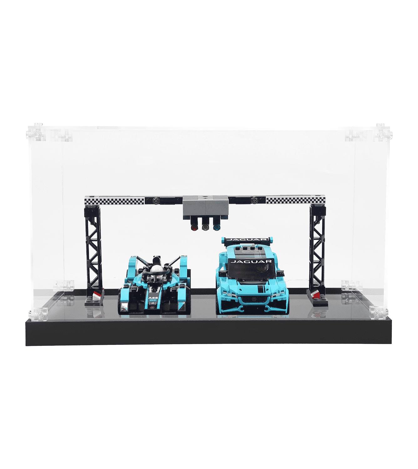LEGO Speed Champions 76898 Display Case - Premium Acrylic Showcase for Car Models | Perfect for Collectors & Home Office Decor