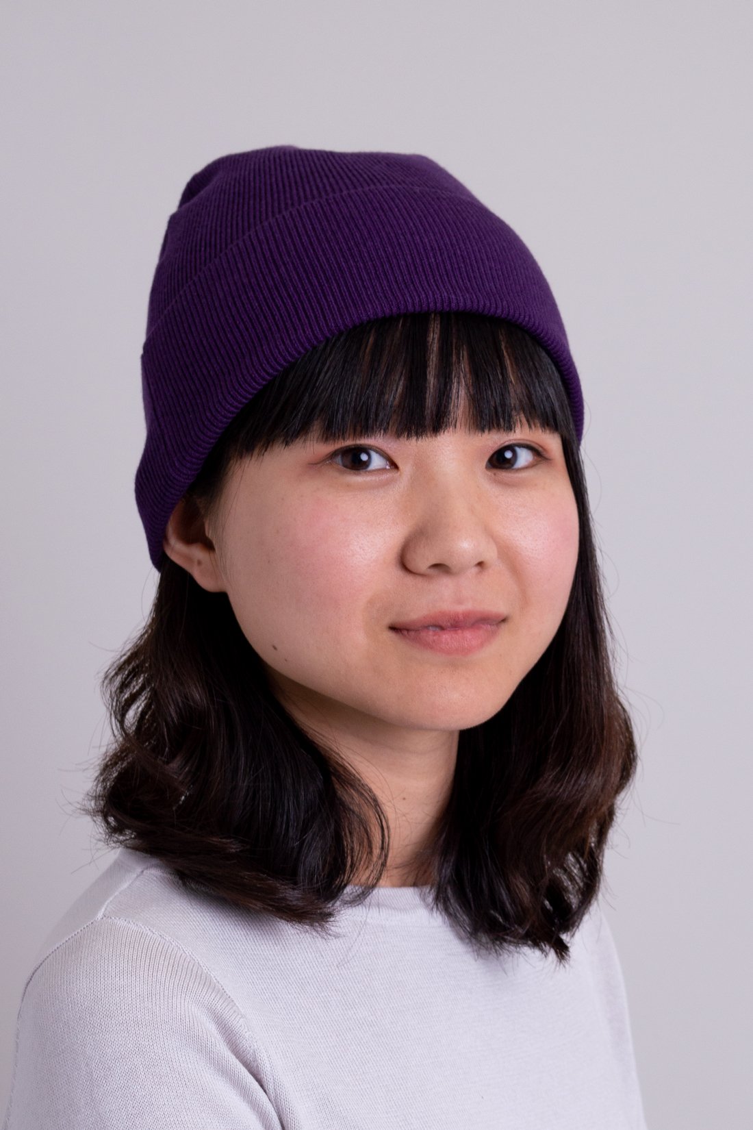 Soft & Warm Purple Knit Beanie - Bamboo Cotton Blend for Women & Men - Perfect for Winter, Outdoor Activities & Casual Fashion
