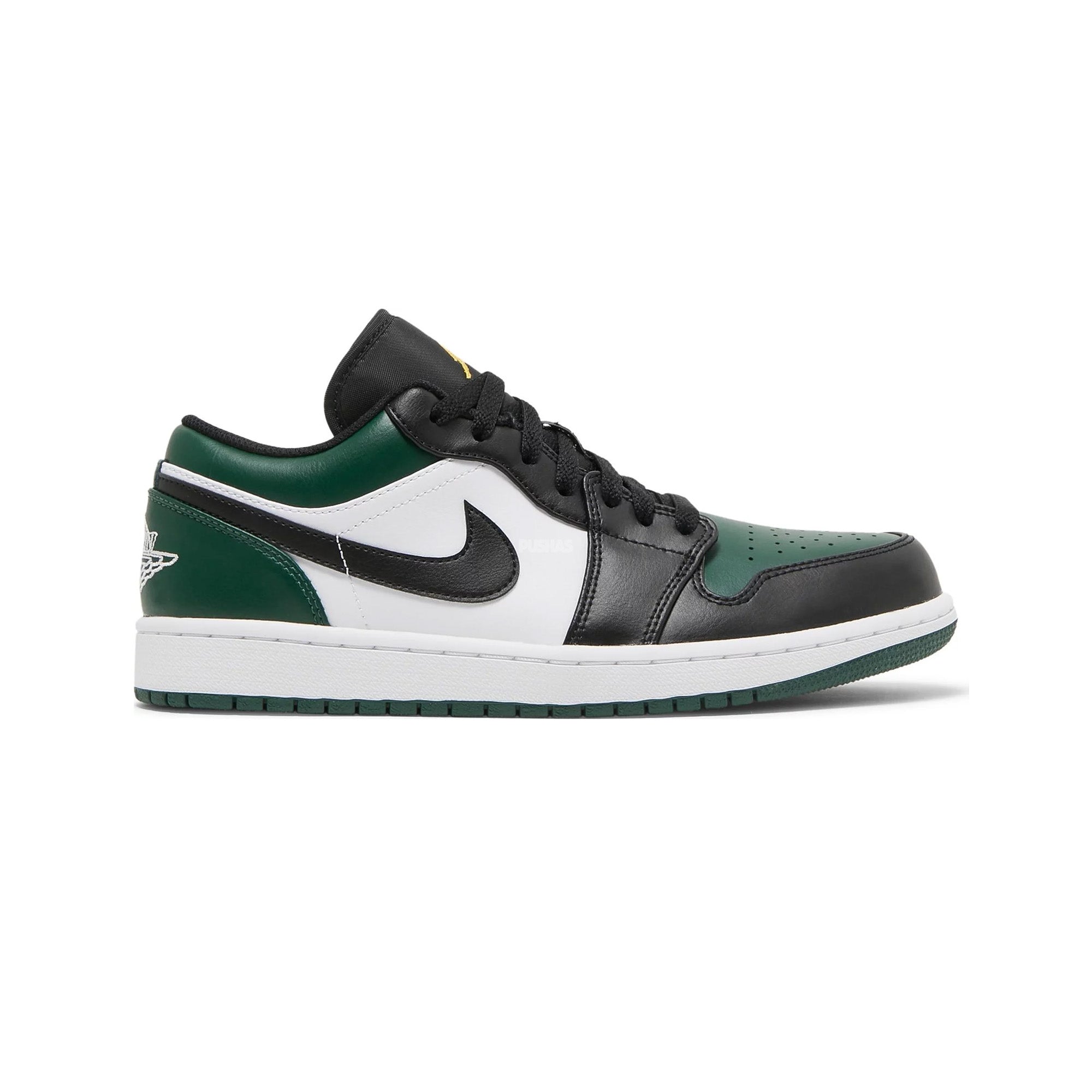Air Jordan 1 Low 'Green Toe' Men's Basketball Shoes - Retro Sneakers for Casual Wear & Street Style Fashion | Perfect for Everyday Outfits, Gym & Urban Lifestyle