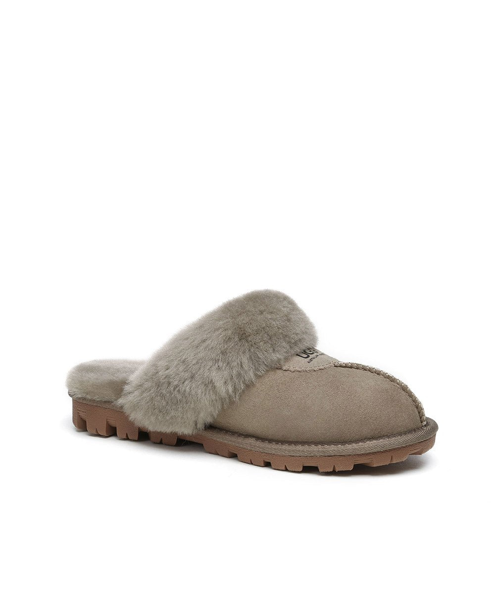 Men's UGG Scuff Slippers - Cozy Indoor/Outdoor House Shoes for Winter Comfort - Perfect for Lounging at Home, Running Errands & Cold Weather Wear