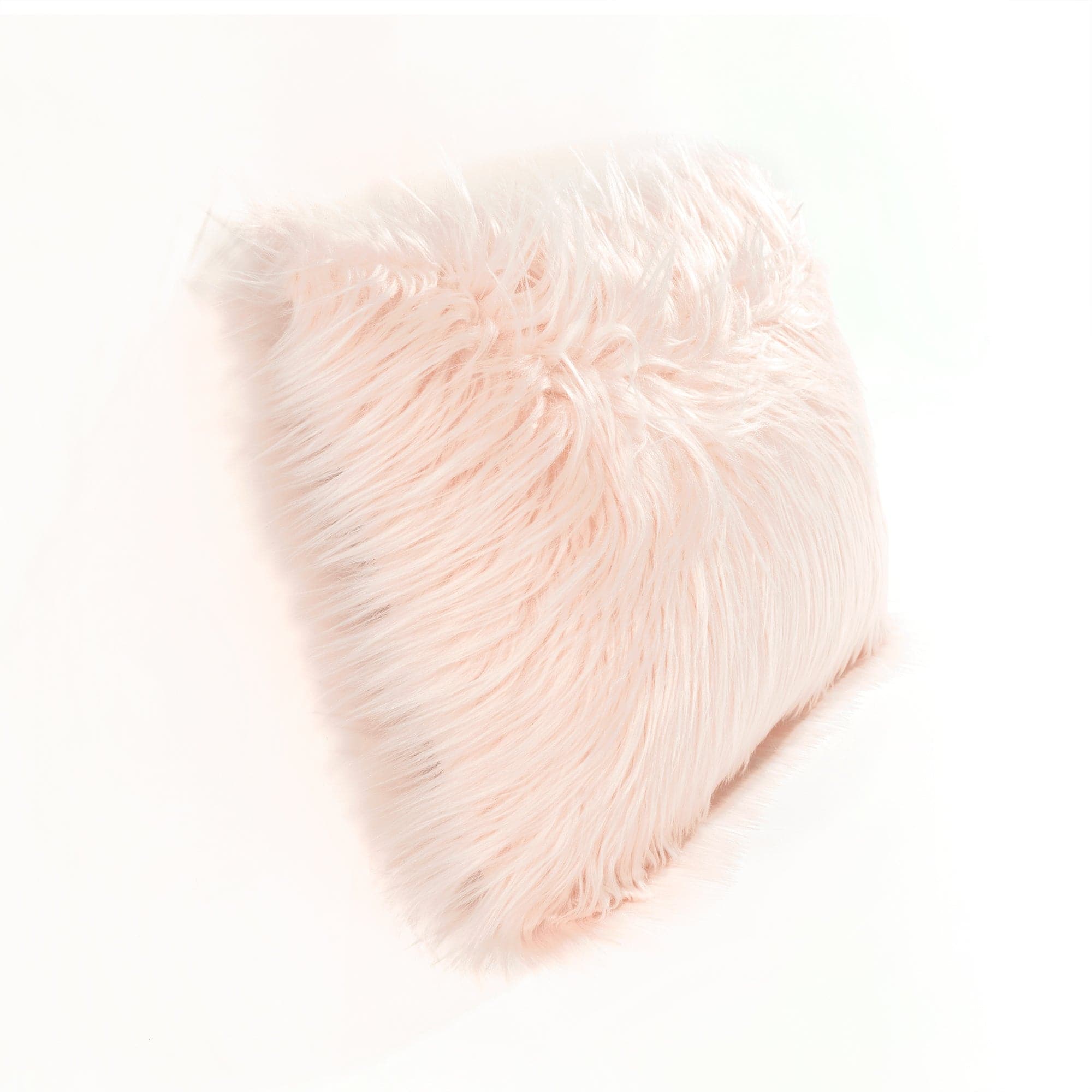 Soft Mongolian Luca Faux Fur Pillow Cover - Luxury Decorative Throw Pillow Case for Sofa, Bed, Couch - Cozy Home Decor for Living Room & Bedroom