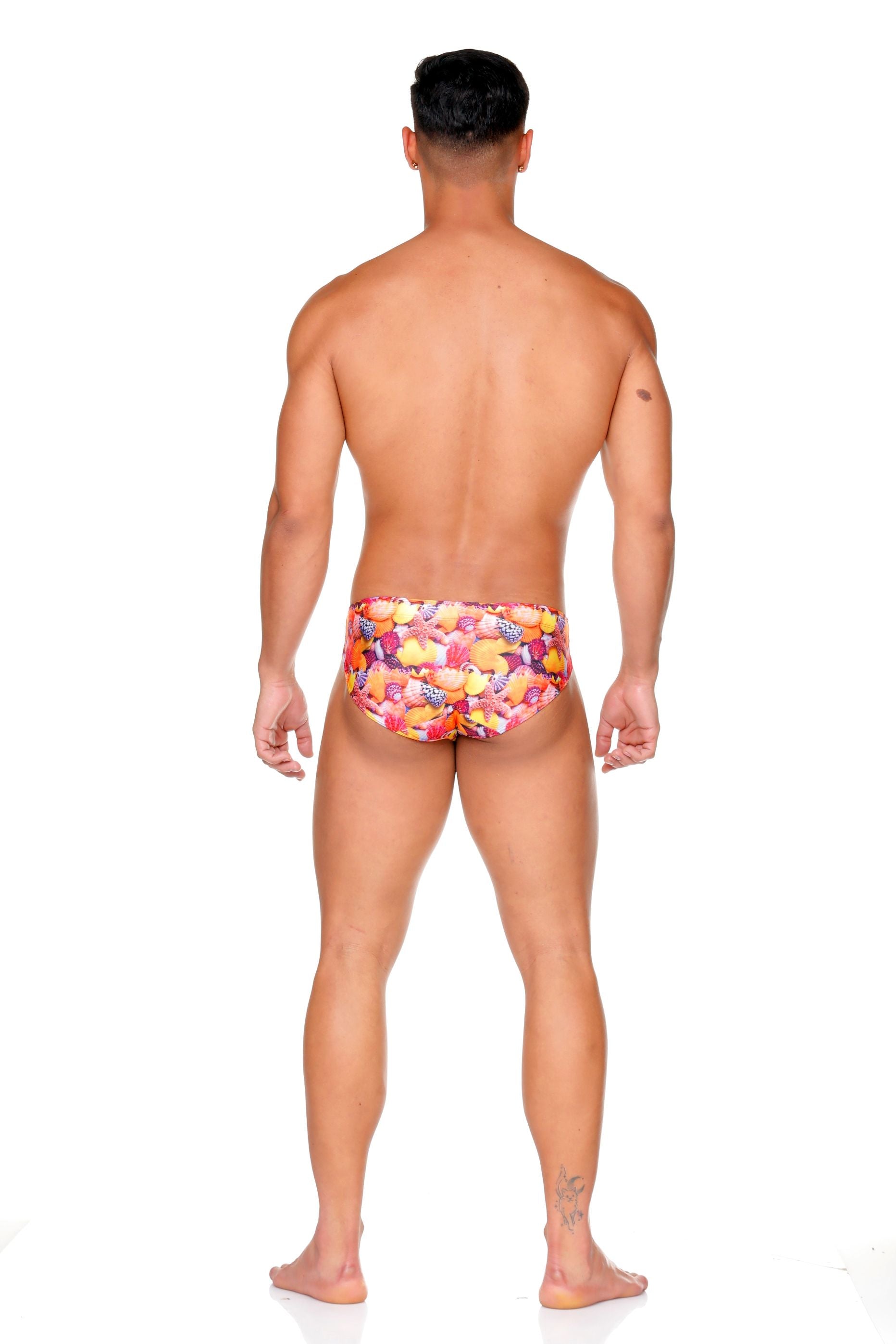 Gigo Corals Men's Swim Briefs - Quick Dry, Comfortable & Stylish Swimwear for Beach, Pool & Vacation | Perfect for Swimming, Surfing & Sunbathing