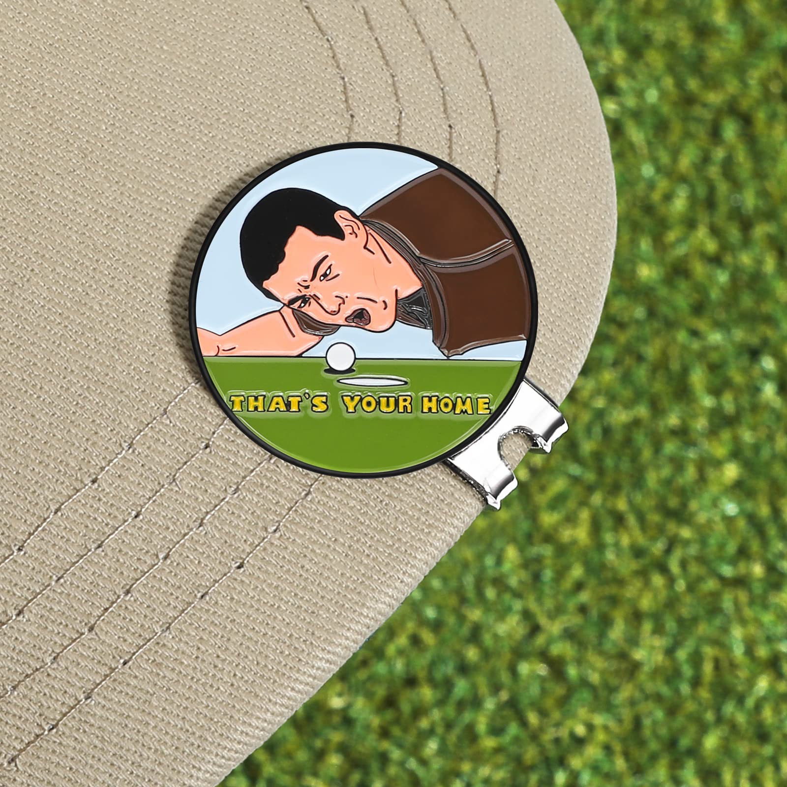 **Magnetic Golf Ball Marker with Hat Clip - Funny & Unique Golf Accessories for Men & Women - Perfect Gift for Golf Lovers - Ideal for Tournaments, Practice & Casual Play**
