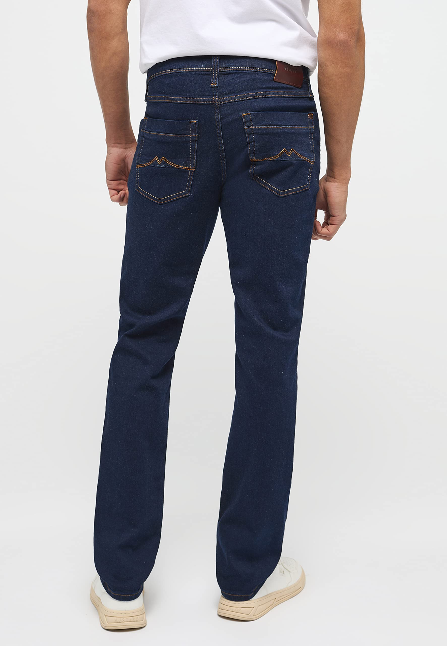 MUSTANG Men's Washington Slim Fit Jeans - Classic Stretch Denim Pants for Casual Wear & Office Style