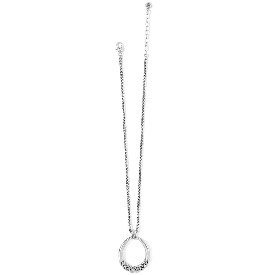 Interlok Braid Drop Necklace - Elegant Layered Beaded Jewelry for Women | Perfect for Weddings, Parties & Everyday Wear