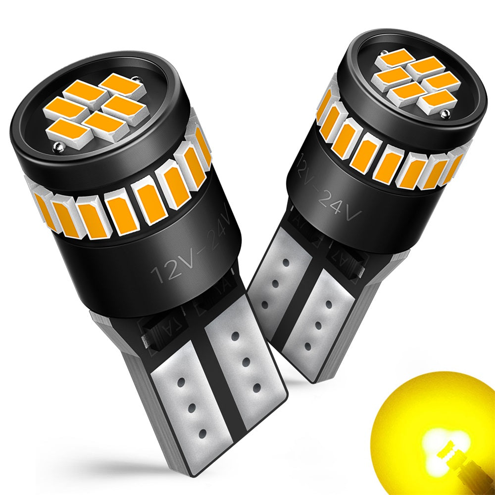 2003-2024 Toyota 4Runner Front Side Marker Light T10 LED Bulb - Amber/White Options, DOT Compliant, Easy Installation for Enhanced Visibility & Safety (Perfect for Off-Roading, Night Driving & Custom Lighting Upgrades)