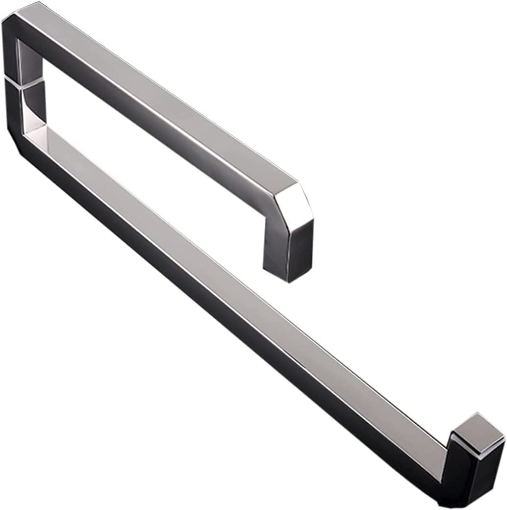 MIQXUAN Stainless Steel Polished Door Handle - Bathroom & Shower Pull Knob Grab Bar for Enclosures & Screens - Perfect for Wet Areas & ADA Accessibility