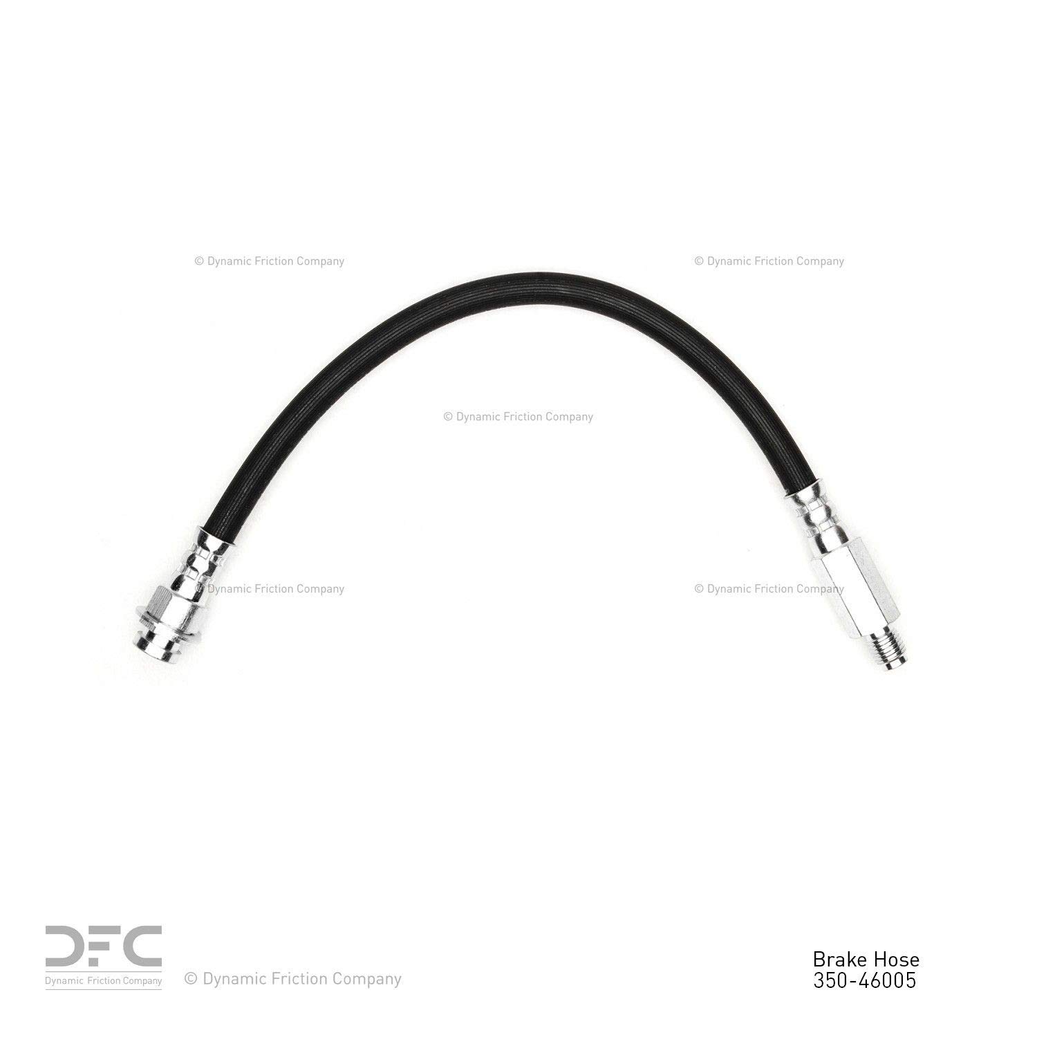 Dynamic Friction Company Front Brake Line Hose 350-46005 - High Performance Brake Hose for Trucks & SUVs - Perfect for Off-Roading & Heavy-Duty Towing