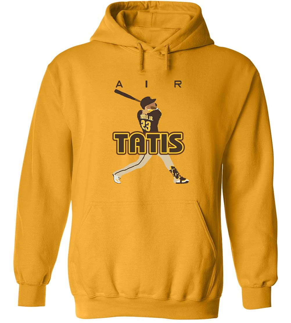 San Diego Padres Fernando Tatis Jr. Gold Hooded Sweatshirt - MLB Baseball Fan Apparel for Men & Women - Perfect for Game Day & Casual Wear