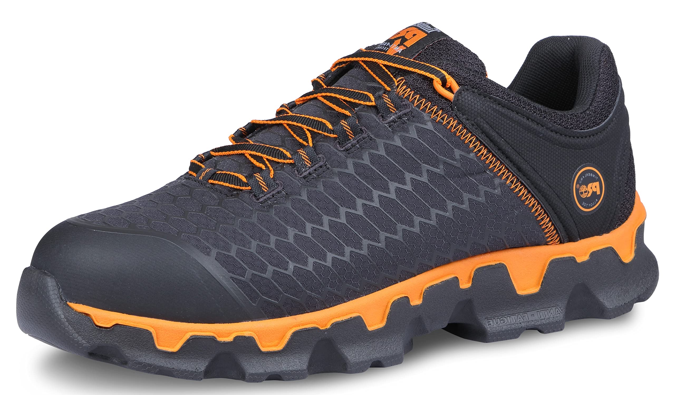 Timberland Men's Powertrain Sport Alloy Safety Toe Electrical Hazard Work Boots - Lightweight & Durable for Construction, Warehouse & Industrial Jobs