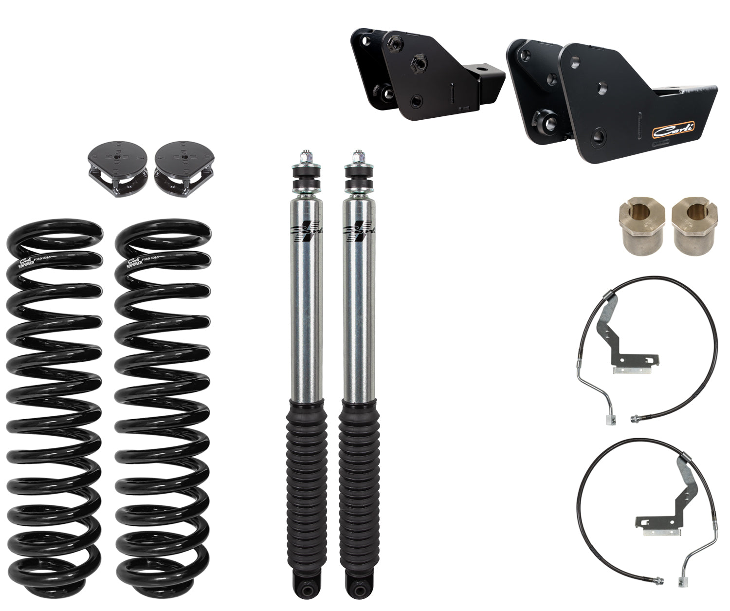 2023 Ford F250 F350 Carli Leveling Kit - Heavy Duty Suspension Lift System for Off-Road & Towing | Perfect for Truck Enthusiasts & Work Site Vehicles