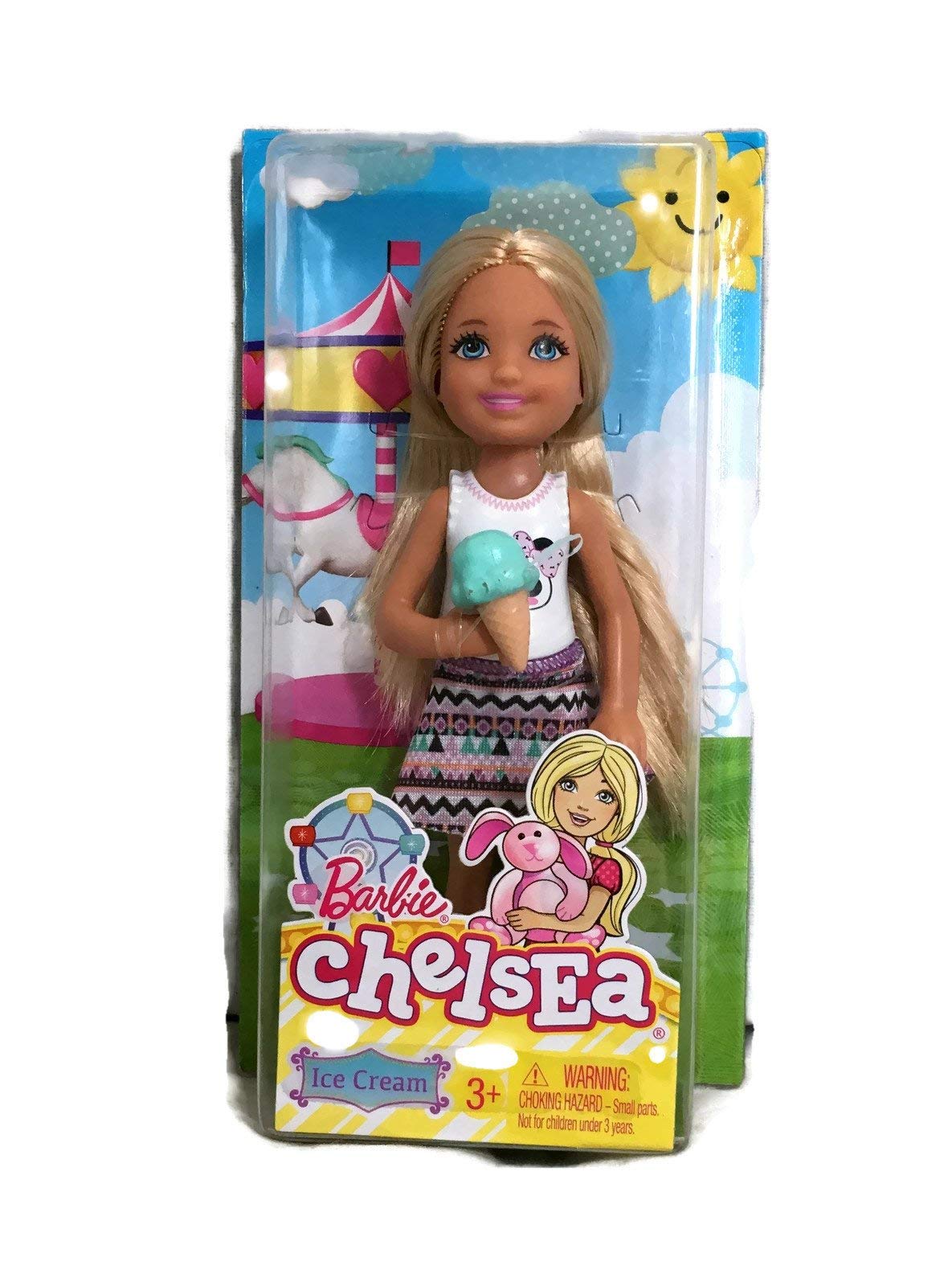 Barbie Chelsea Doll with Ice Cream Playset - Fun Pretend Play Toy for Kids, Perfect for Birthday Gifts & Role-Playing Games