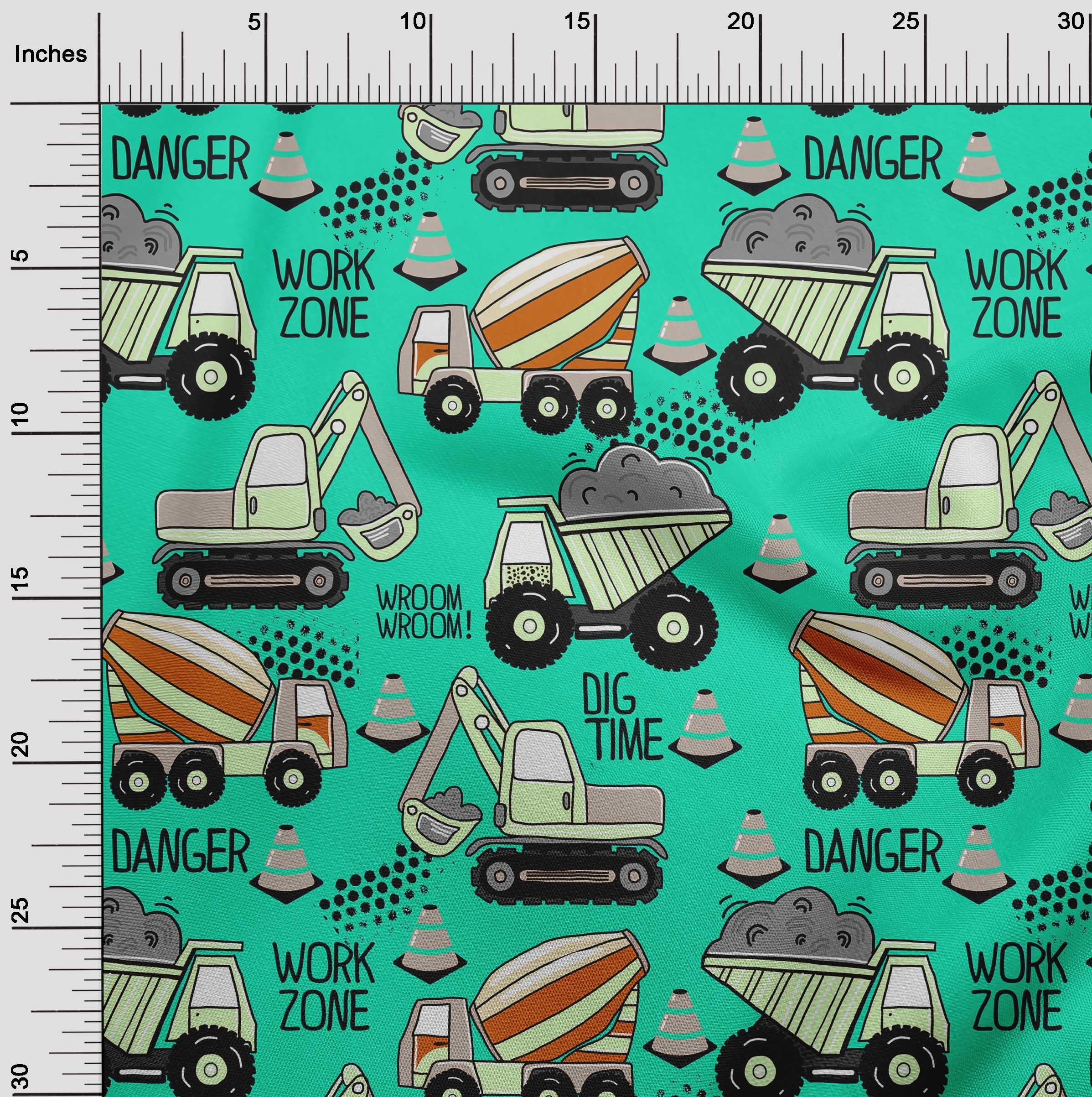 Premium Rayon Mint Fabric by The Yard - 56