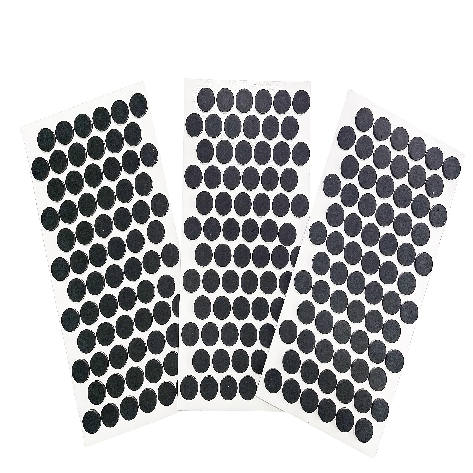 3M Adhesive Furniture Silicone Rubber Pads - 216 Pack Round 0.39