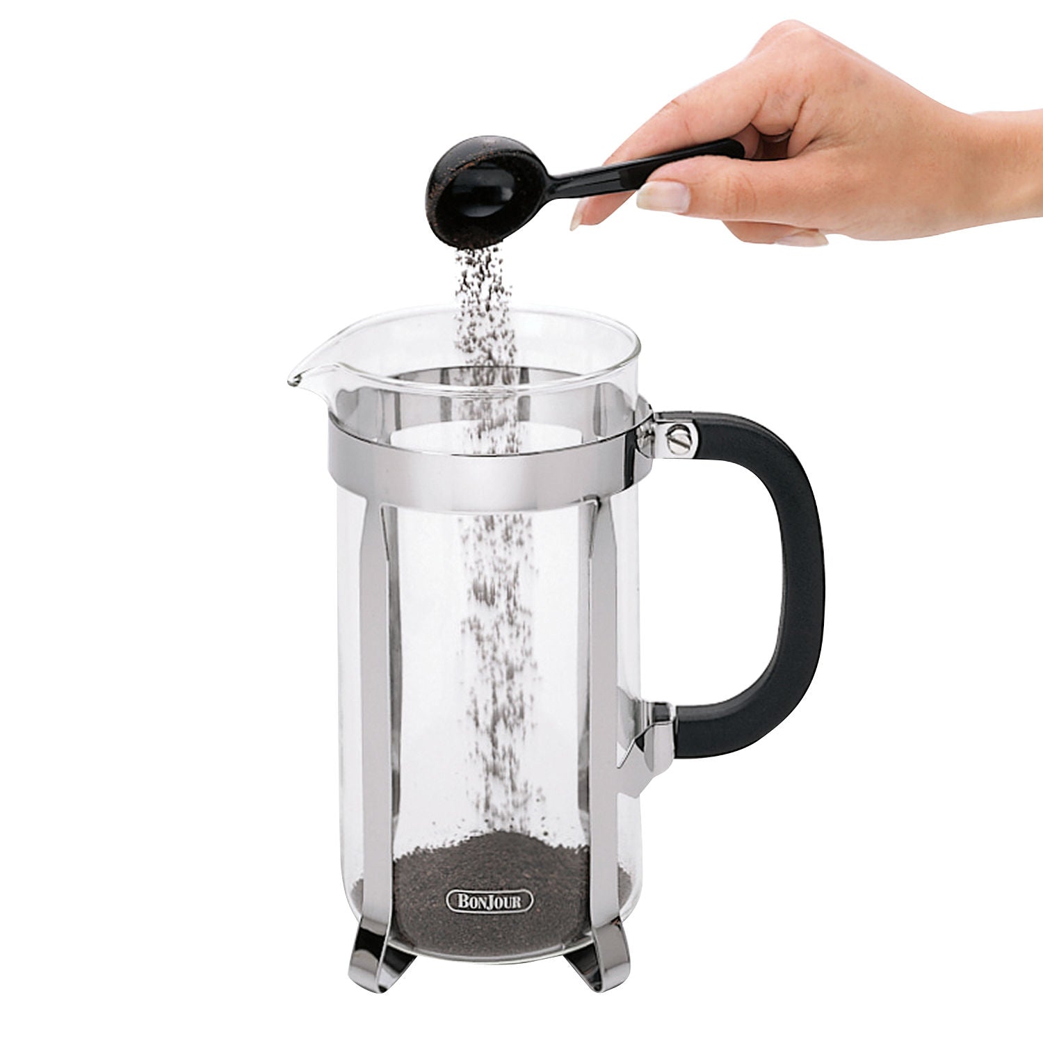 Premium Monet French Press Coffee Maker - 34 oz Stainless Steel & Heat-Resistant Glass for Rich, Bold Coffee - Perfect for Home, Office & Camping Brewing