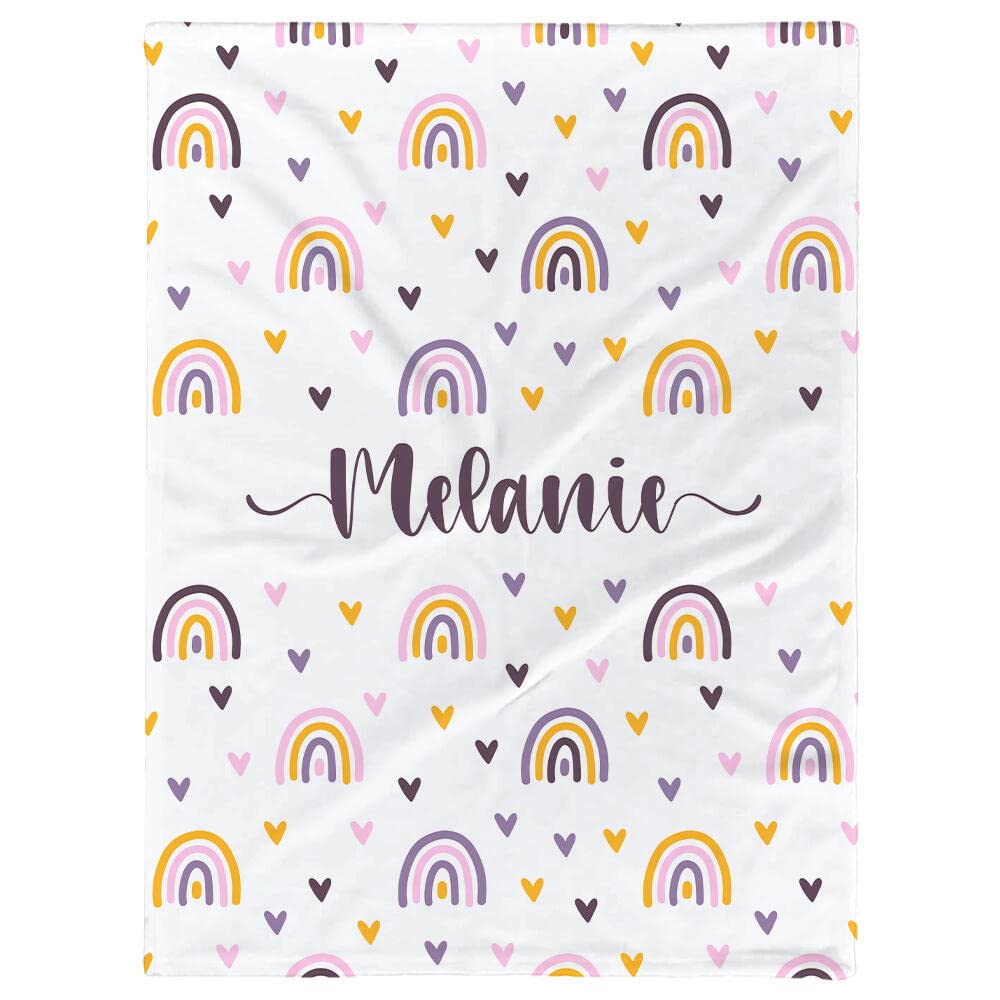 Personalized Baby Blankets - Soft Baby Shower Gifts for Boys & Girls - Newborn & Toddler Blankets for Nursery, Travel & Snuggling