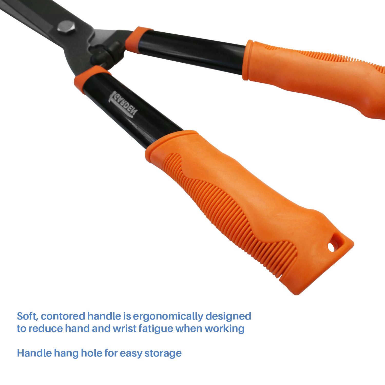 E&K Sunrise 3-Piece Garden Tool Set - Heavy Duty Lopper, Hedge Shears & Pruner for Professional Lawn Care, Tree Trimming & Shrub Maintenance | Perfect for Landscaping, Gardening & Outdoor Yard Work