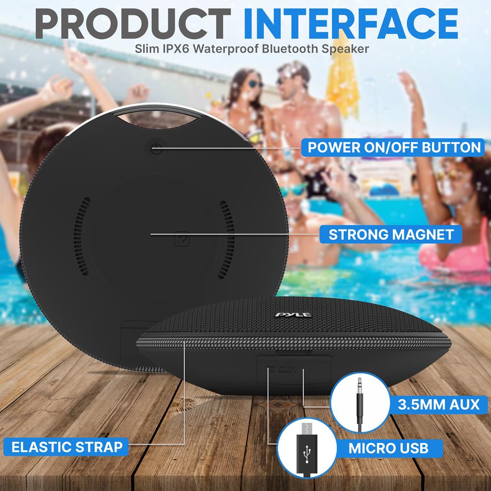 Portable Bluetooth Speaker - Wireless Mini BT Streaming Speaker with High-Quality Sound for Outdoor, Travel, Party & Home Use