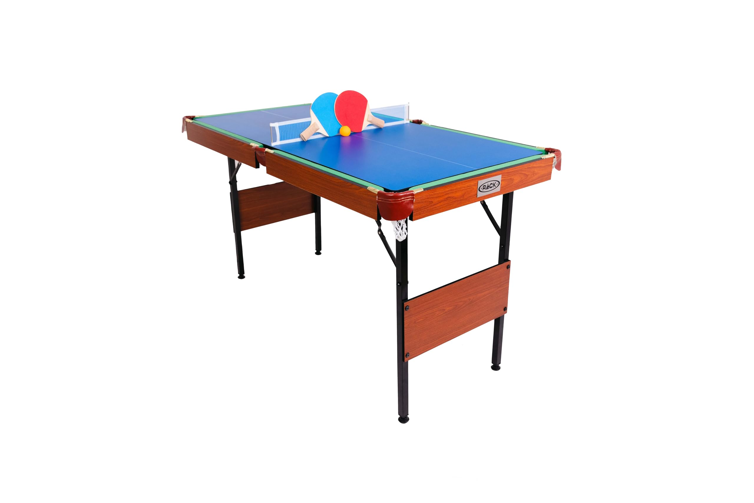 RACK Crux 55-Inch Folding Pool Table - Portable Billiard Table for Home, Office & Game Room | Space-Saving Indoor/Outdoor Entertainment for Adults & Kids | Perfect for Parties, Family Gatherings & Game Nights