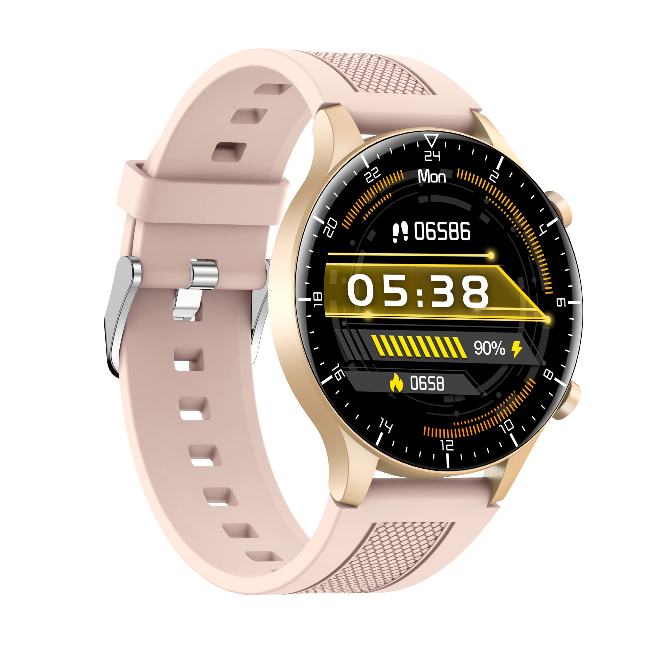 CHOKOVIE Smart Watch for Women - IP68 Waterproof Fitness Tracker with Heart Rate & Sleep Monitor for Android iOS - Pink, Perfect for Workouts & Daily Use