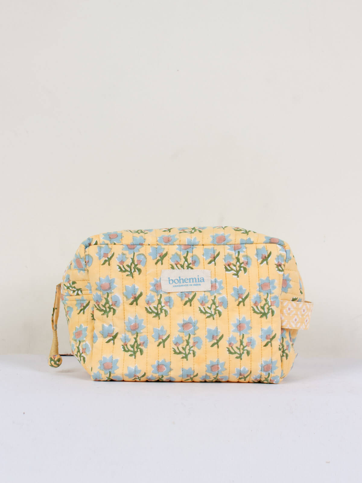 Posie Washbag - Premium Buttermilk Color Cosmetic Pouch for Travel & Gym Essentials | Waterproof & Durable Makeup Organizer