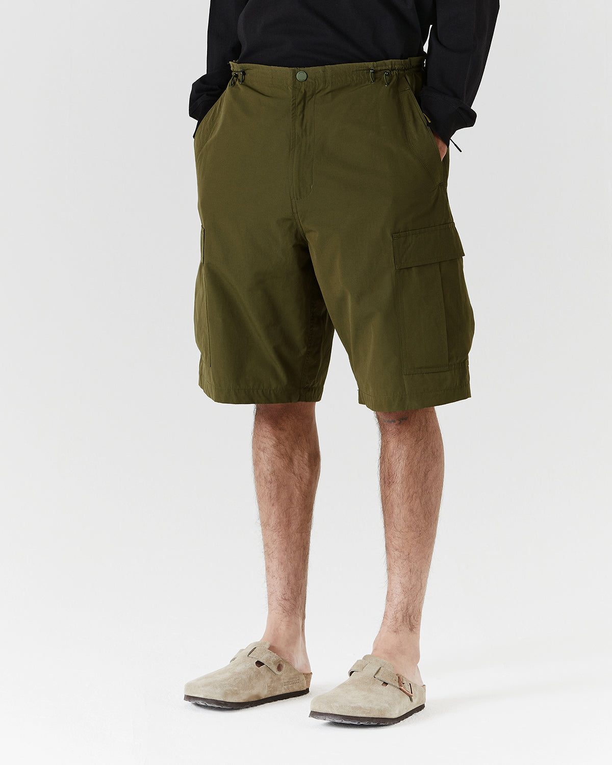 Original 4036 Cargo Loose Snoshorts in Olive OG 107F - Comfortable Military Style Shorts for Outdoor Activities, Hiking and Casual Wear