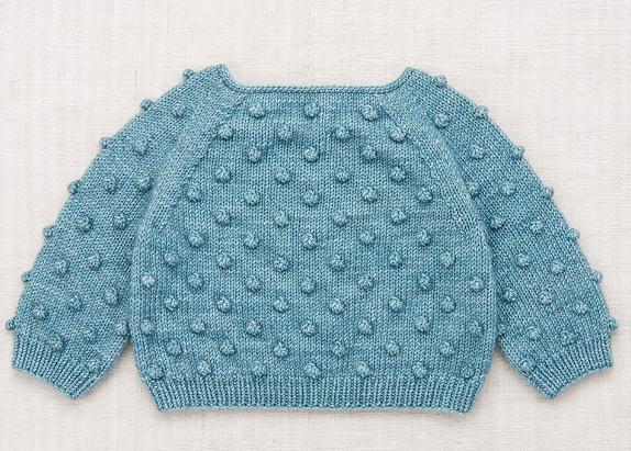 MISHA & PUFF Popcorn Knit Sweater for Kids (2-6 Years) - Cozy & Stylish Winter Wear for Playdates & Family Outings
