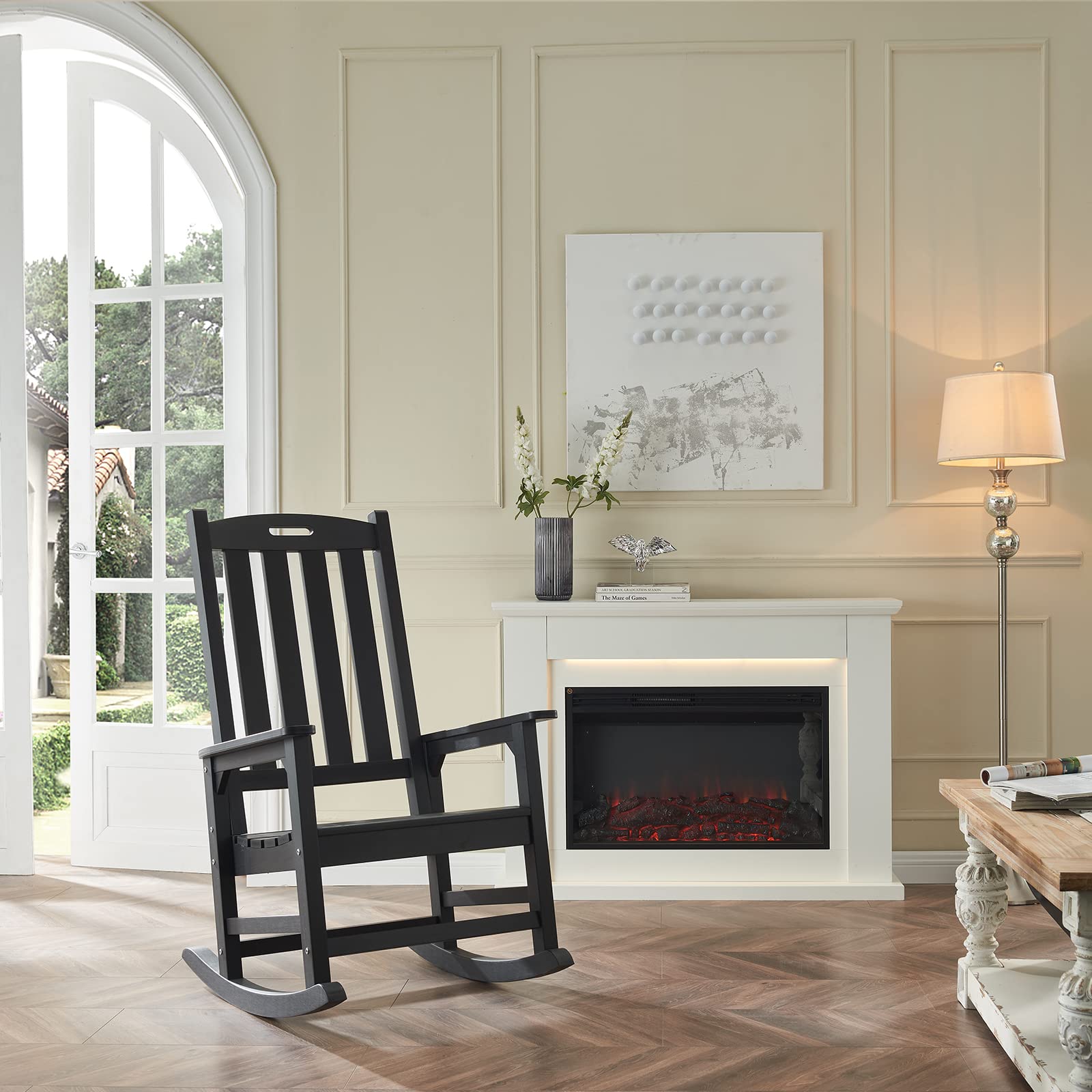 **Psilvam Oversized Outdoor Rocking Chair - 21