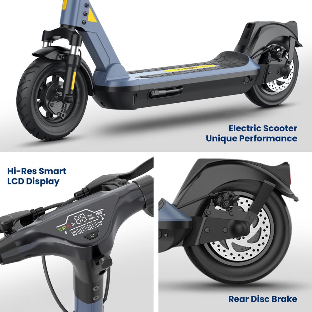 Foldable Electric Scooter for Adults - Lightweight & Portable Commuter Scooter with Long Battery Life - Perfect for Urban Commuting, Campus Travel & Last-Mile Transportation