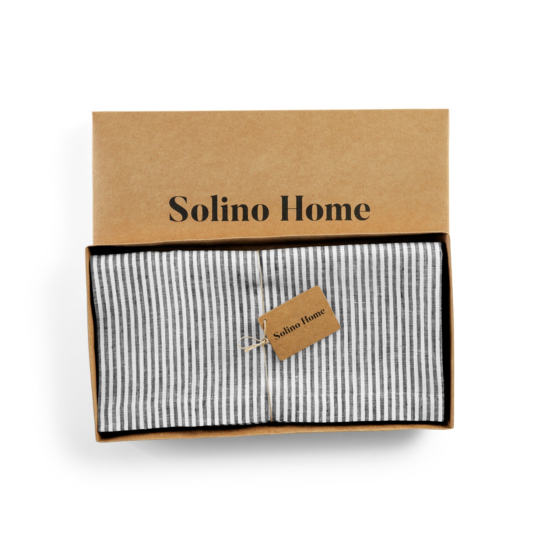 Elegant Narrow Stripe Table Throw - Stylish Cotton Table Runner for Dining Room Decor, Wedding & Holiday Table Setting - 16x72 Inches