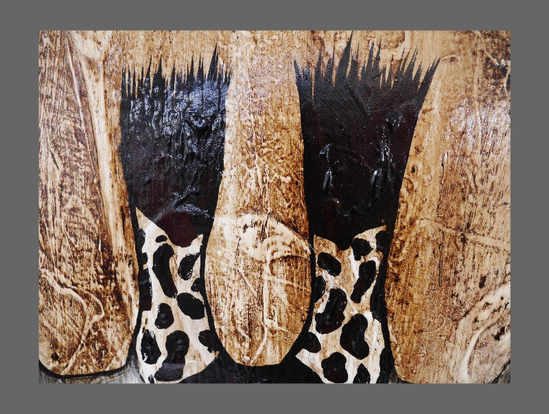 Inspiring Giraffe Black Wall Art - Modern Home Decor for Living Room, Bedroom & Office