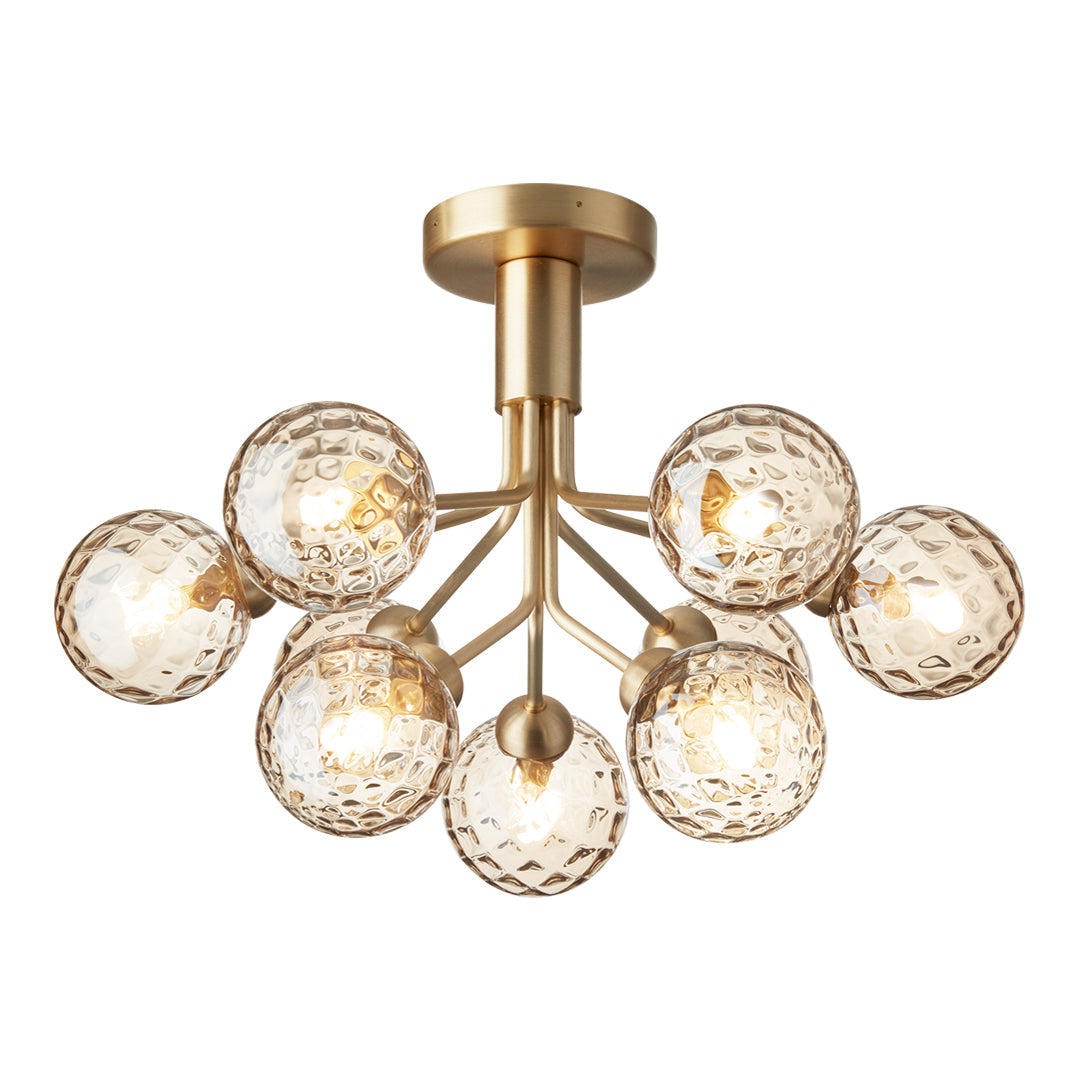 Apiales 9 Inch Modern Ceiling Light Fixture - Energy Efficient LED Flush Mount for Bedroom, Living Room, Kitchen & Hallway Lighting