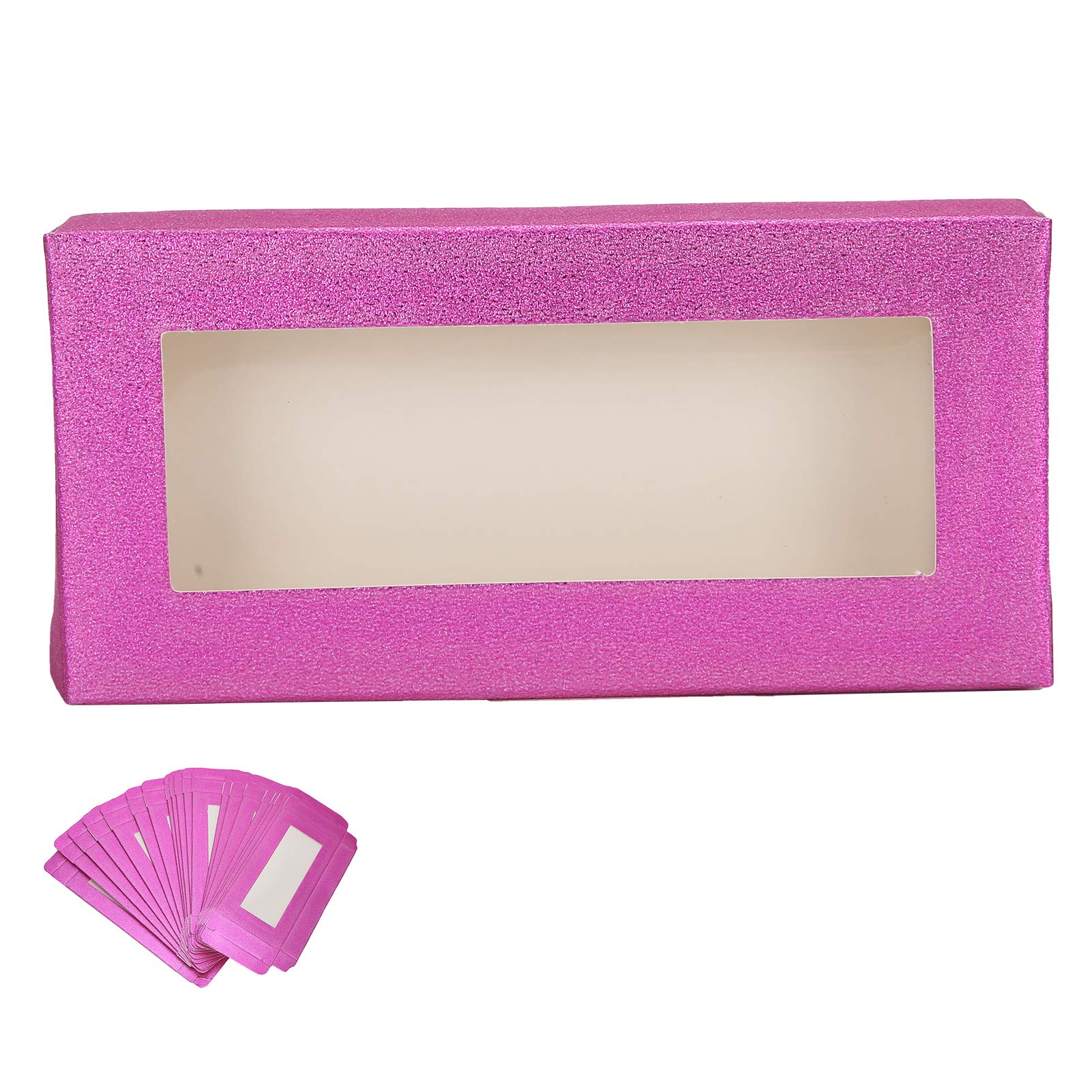 Premium Rose Red Eyelash Storage Box - Organize False Lashes for Makeup Artists & Women | Perfect for Salon, Travel & Home Makeup Organization