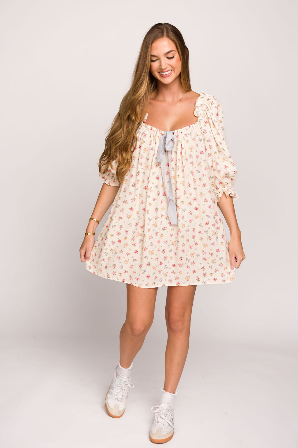 Darling Mini Dress in Country Bloom - Floral Print Summer Dress for Women, Perfect for Dates, Parties & Outdoor Events