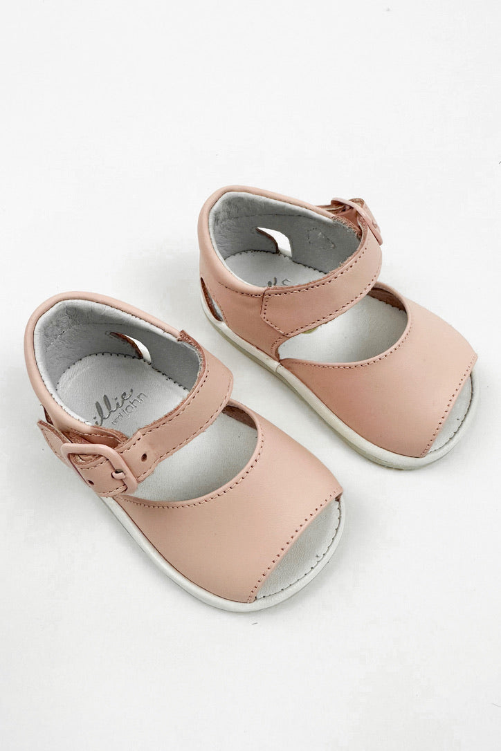 Sierra Pink Leather Sandals for Women - Comfortable Summer Beach Sandals with Soft Leather Straps - Perfect for Vacation, Walking, and Outdoor Activities