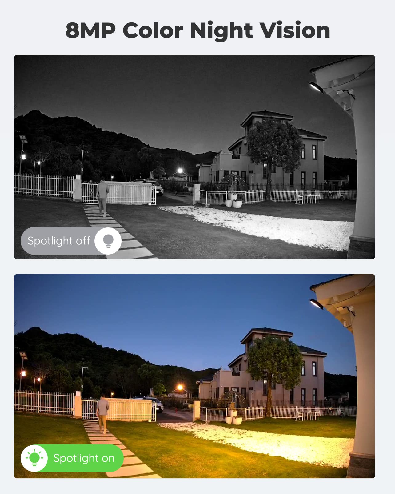 REOLINK 4K Outdoor Security Camera with Dual Lens - 8MP PTZ Auto Tracking, 2.4/5GHz WiFi, Smart Person/Vehicle Detection, 6X Hybrid Zoom & Color Night Vision - Ideal for Home Surveillance, Business Monitoring & Property Protection