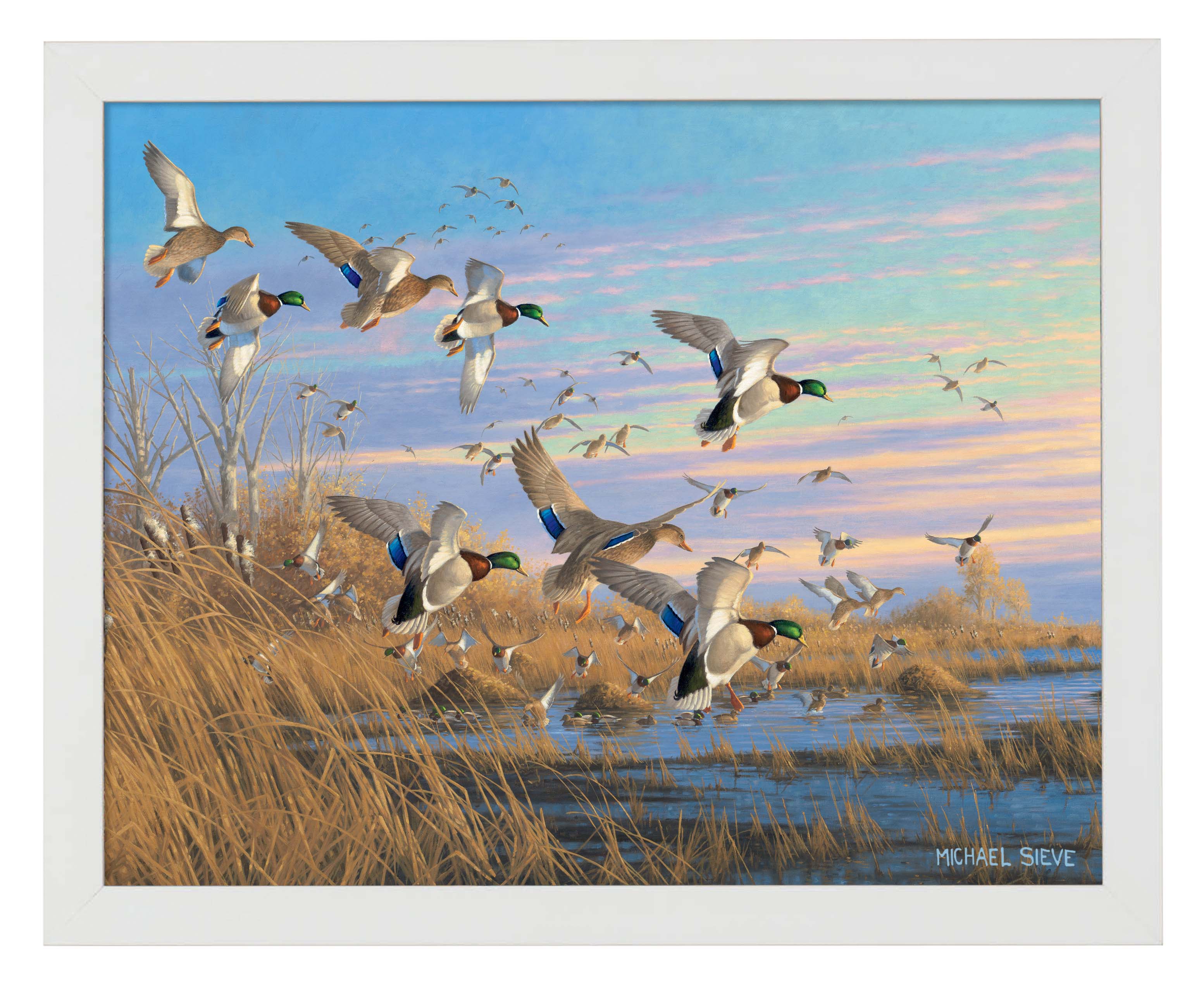 Premium Mallard Duck Art Prints - Handmade Canvas Wall Decor for Home & Office - Perfect for Living Room, Bedroom, or Gift