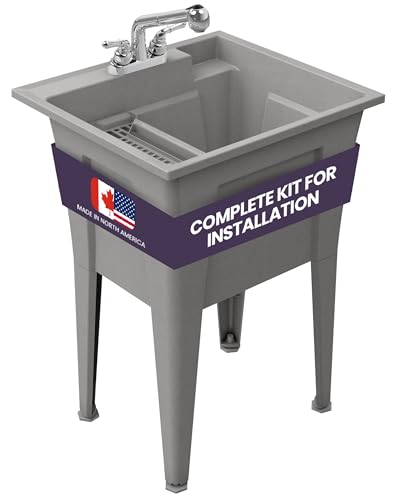 Grey - 2 Handle Chrome Faucet