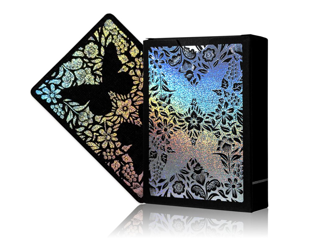 Holo Butterfly Playing Cards - Premium Metallic Finish for Magic Tricks, Cardistry & Collectors | Perfect for Game Nights, Performances & Gifts