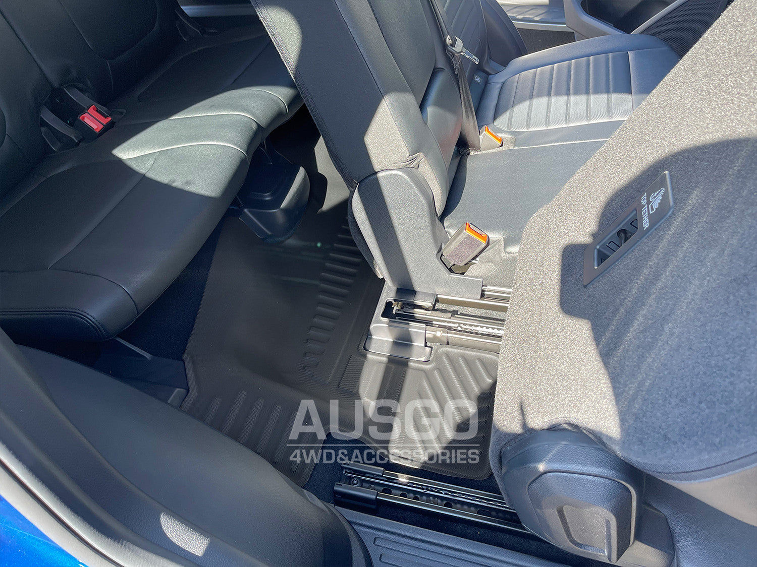 Premium All-Weather Third Row Floor Mats for Ford Everest Next Gen 7-Seater (2022-Present) - Heavy Duty Protection for SUVs, Road Trips & Family Adventures