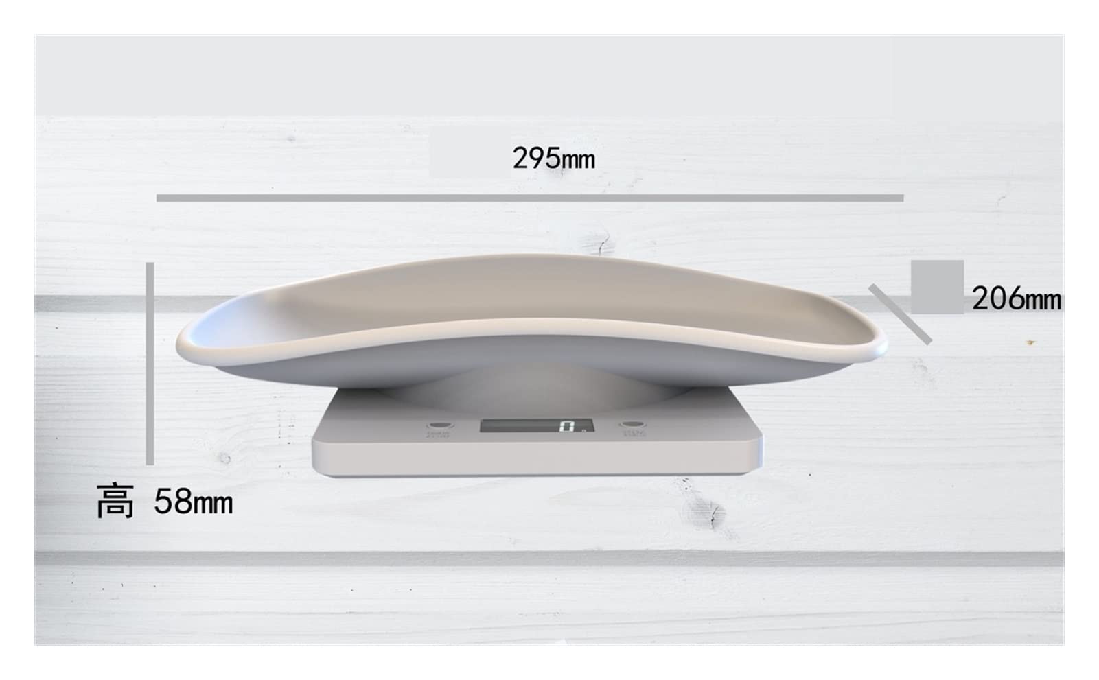 10KG/1g Digital Kitchen Scale & Pet Scale - Precise Electronic Food Weighing Scale with LCD Display for Cooking, Baking, Baby Care & Pet Weight Tracking (White) - Perfect for Home Kitchen, Bakeries & Veterinary Use