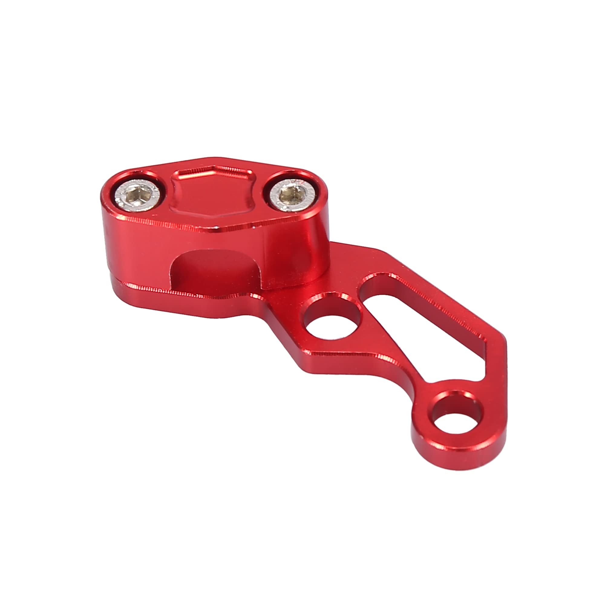 Universal Motorcycle Brake Hose Clamp - Aluminum Alloy for Scooters & ATVs - Off-Road Riding