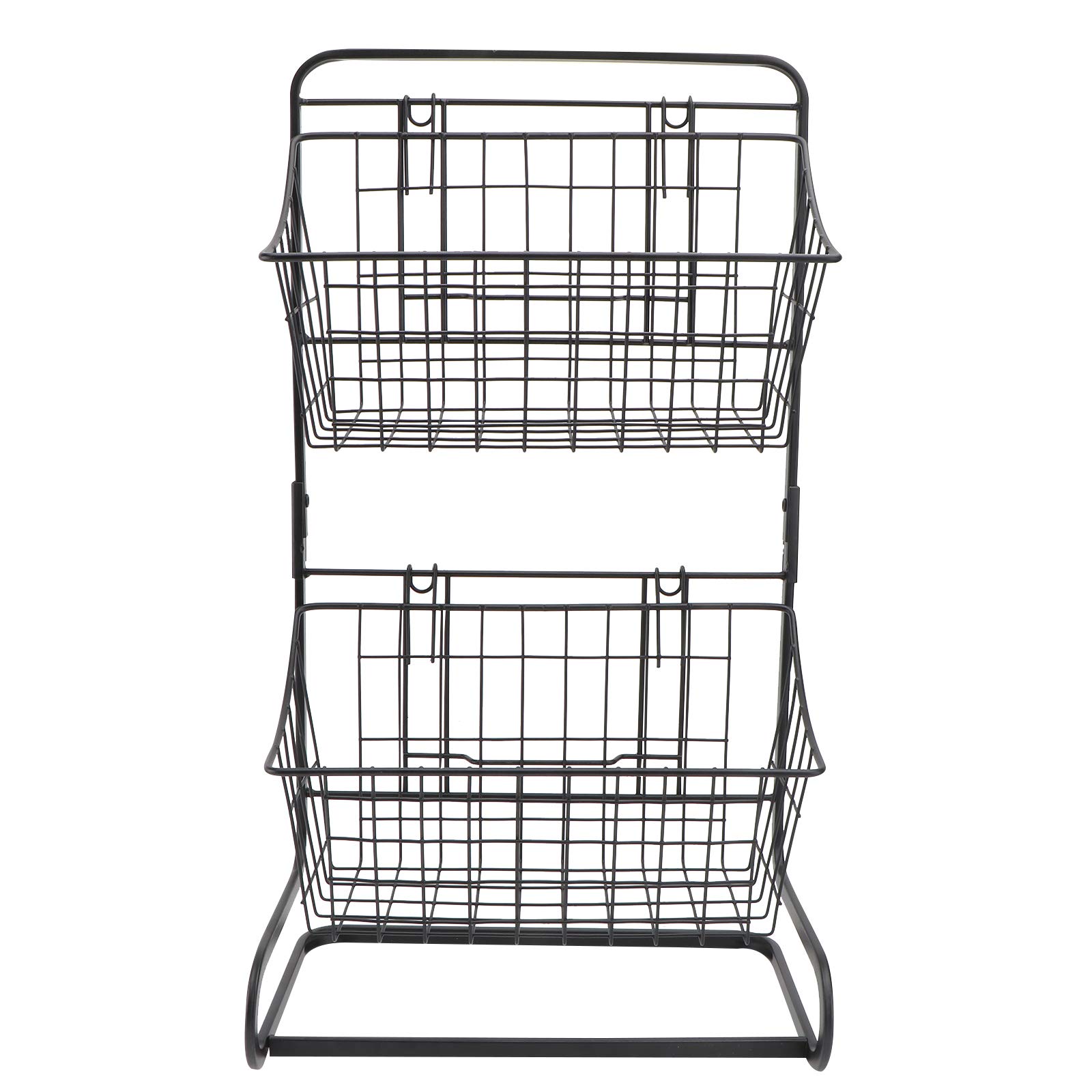 DOITOOL Stainless Steel Kitchen Storage Rack - 1pc Spice Organizer Shelf for Countertop, Pantry & Cabinet - Perfect for Storing Seasonings, Spices, Jars & Small Kitchen Essentials