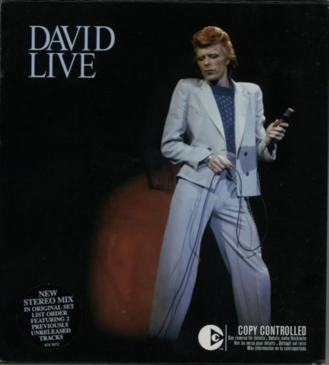 David Bowie - David Live (Remastered) - Iconic 1974 Double Live Album - Vinyl LP & Digital Download - Perfect for Collectors & Classic Rock Fans
