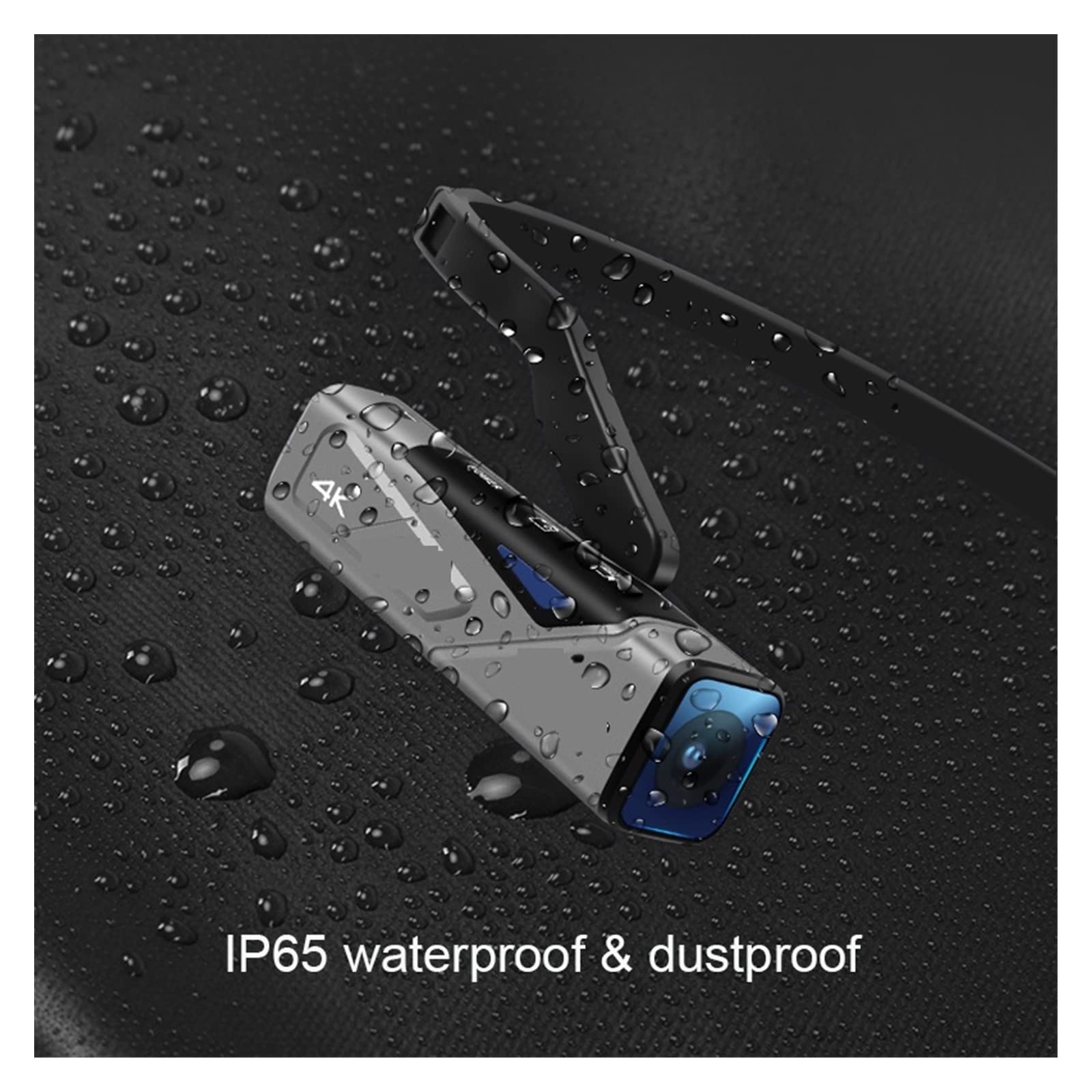 AUBEST 4K Mini FPV Digital Video Camera - Wearable Head Mounted Camcorder for Vlogging, Action Sports & Travel (Standard EP7 with Remote Control) - Perfect for YouTube Content Creation, Outdoor Adventures & Hands-Free Recording